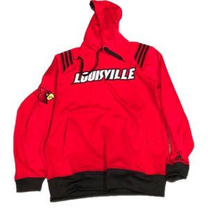 NWT Louisville Cardinals adidas Hoodie Sweatshirt